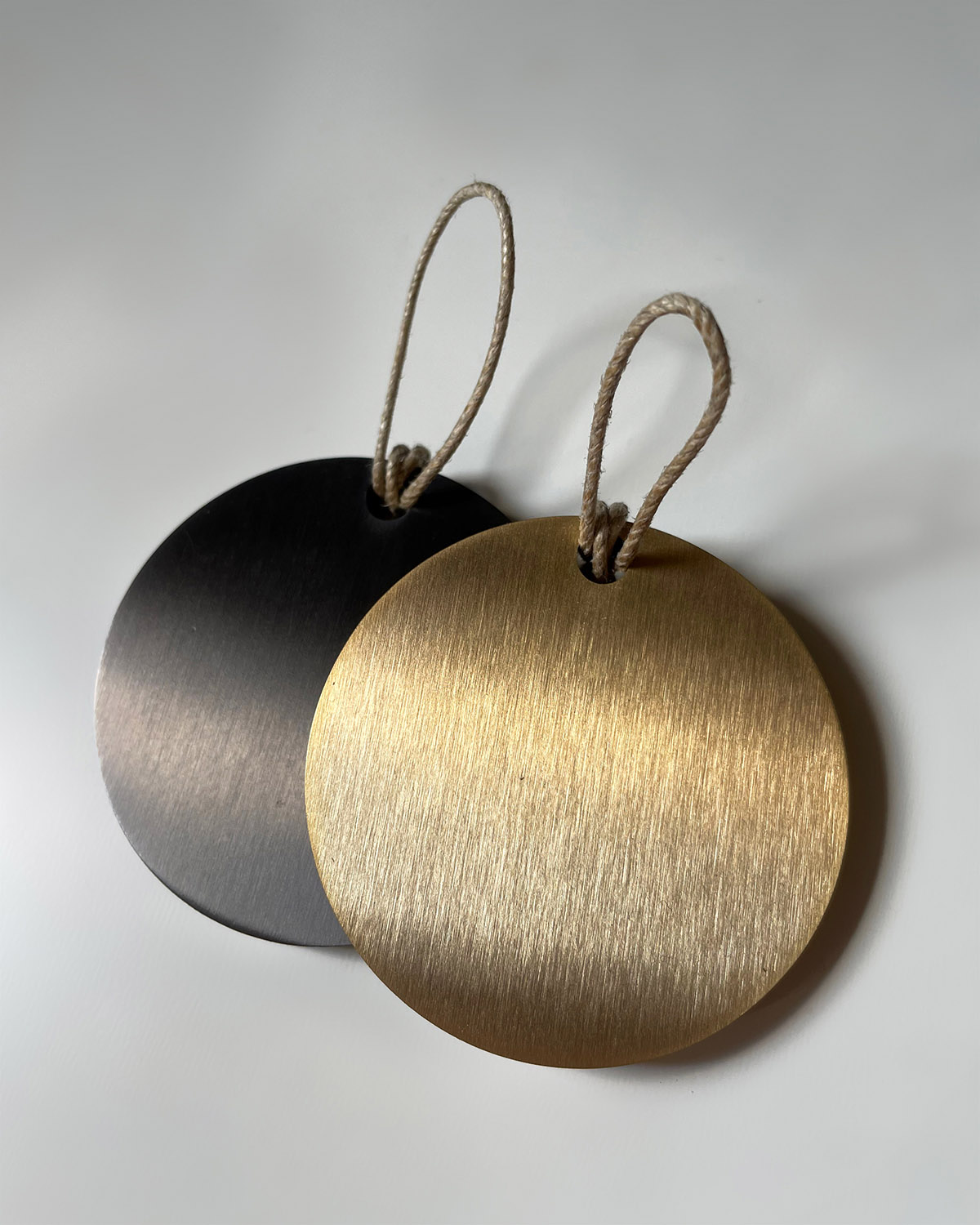 stainless steel finishes gold and deep grey by mina taps