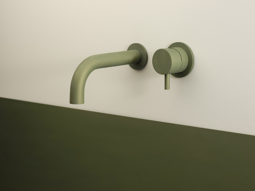 built-it taps - calm green CERAMINA finishing by MINA