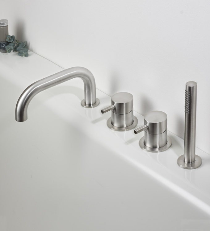 STIRIANA | Deck mounted bathtub set with hand shower | 65891_0500 - Image 3