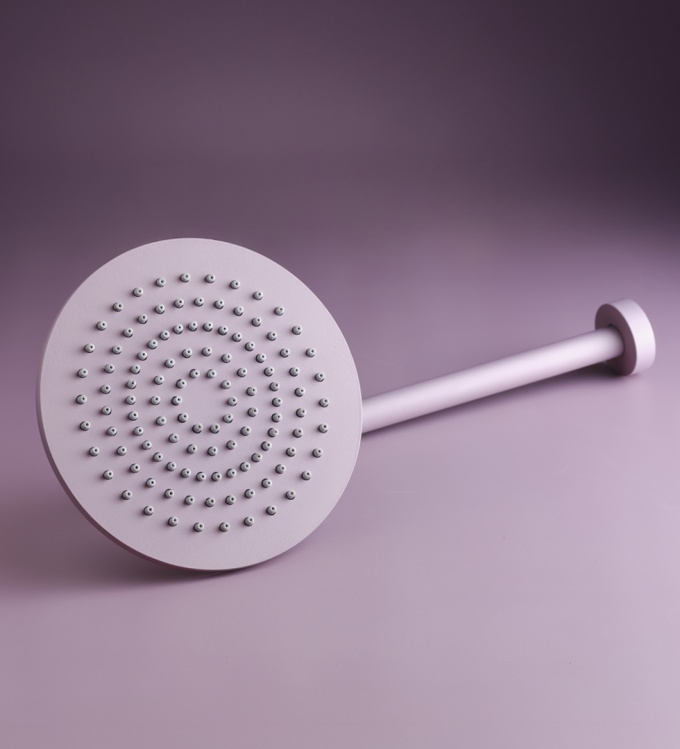 OPTO | Soffione doccia Ø 200 e braccio orizzontale L.350 | 200H8_008350 - immagine 3